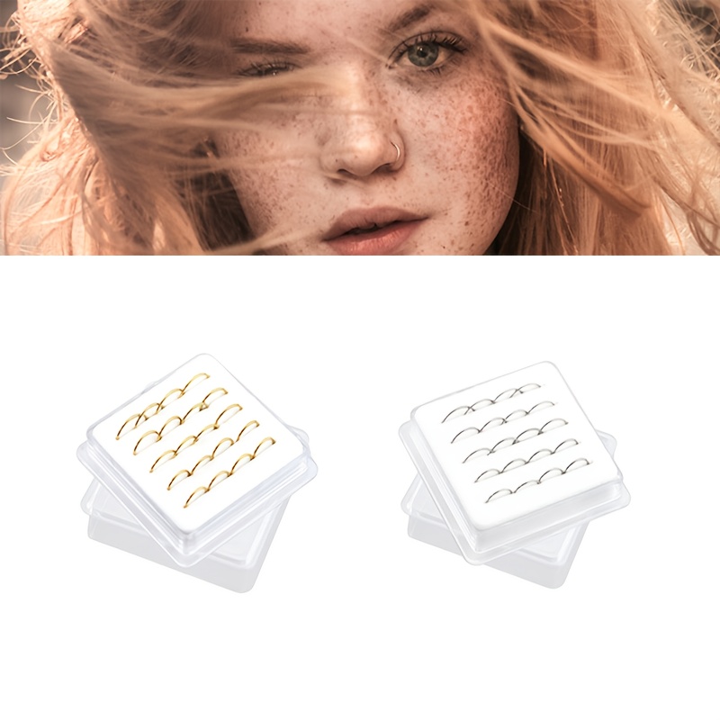 20pcs Minimalist Nose Rings and Body Jewelry Set, Unisex Gift